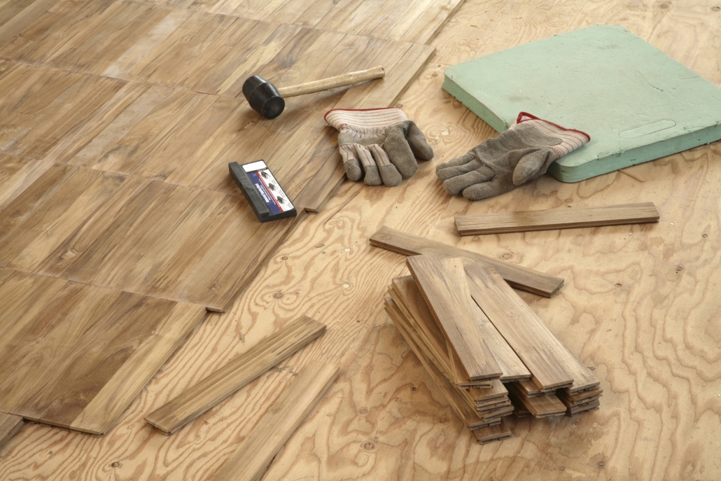 Q Construct How To Install Hardwood, Installing Hardwood Floor On Concrete Without Glued
